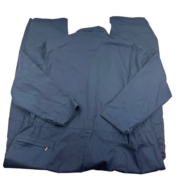 Berne Apparel Blue Canvas/Cotton Work/Mechanic/Farm Chore Jumpsuit Men's 2XL - Picture 4 of 5